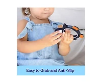 Sperric Baby Girls Penguin Teether – Fun and Cute Soothing Soft Silicone Teethers with Textured Design for an