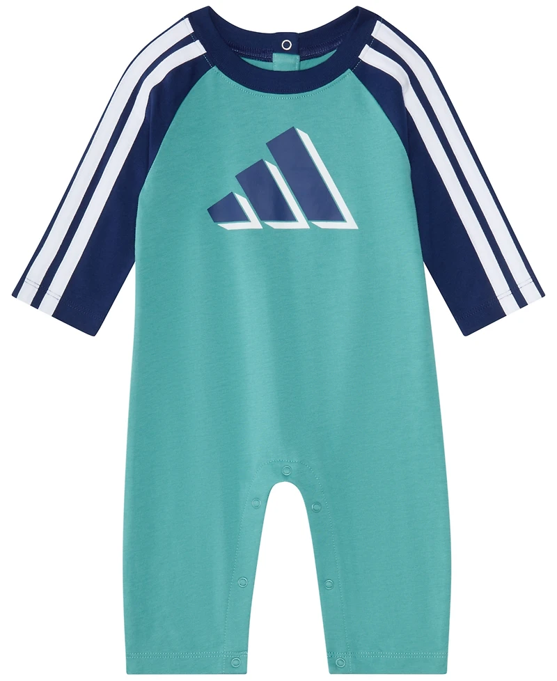 adidas Baby Boys Long Sleeve Graphic Coverall