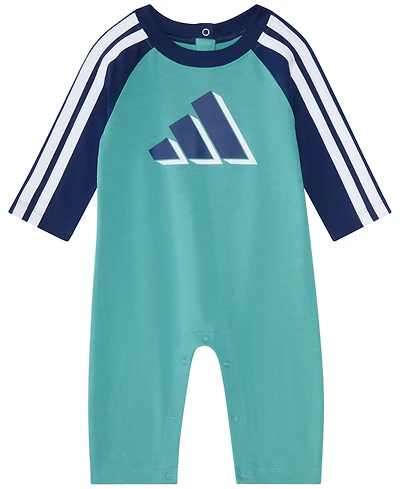 adidas Baby Boys Long Sleeve Graphic Coverall