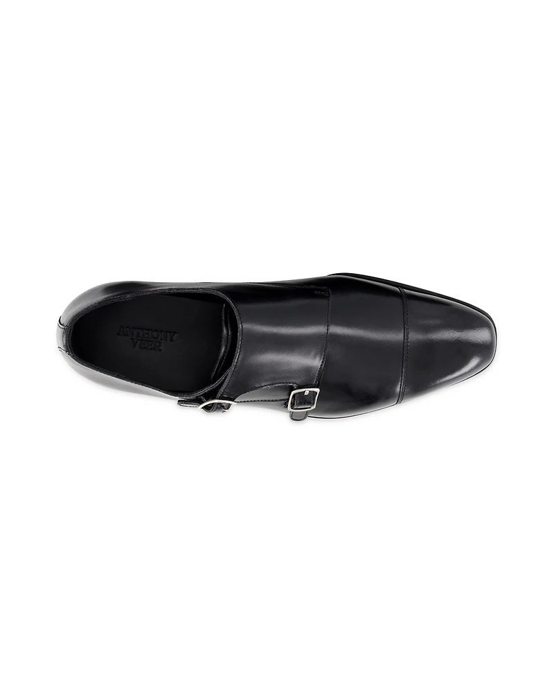 Anthony Veer Men's Bexley Double Monk Slip On Oxford