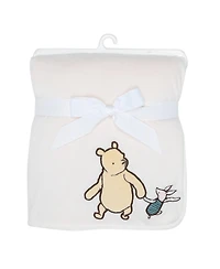Lambs & Ivy Disney Baby Storytime Pooh Ultra Soft Fleece Baby Blanket - Cream