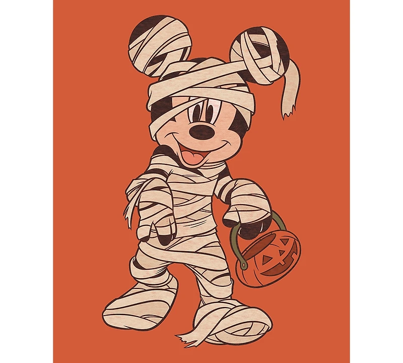Hybrid Apparel Men's Mickey Mummy Graphic T-Shirt