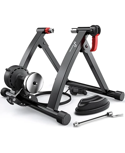 Bike Trainer - Magnetic Stationary Bike Stand for 26-28" & 700C Wheels