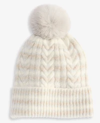 Style & Co Women's Space Dye Cable Knit Beanie, Macy's Exclusive