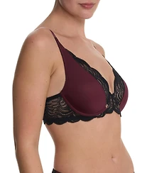 Natori Women's Persuasion Lace Convertible Plunge T-Shirt Bra
