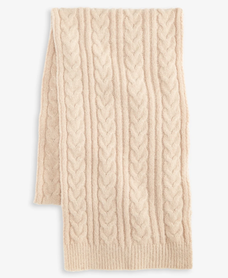 Style & Co Women's Solid Cable Knit Scarf, Macy's Exclusive