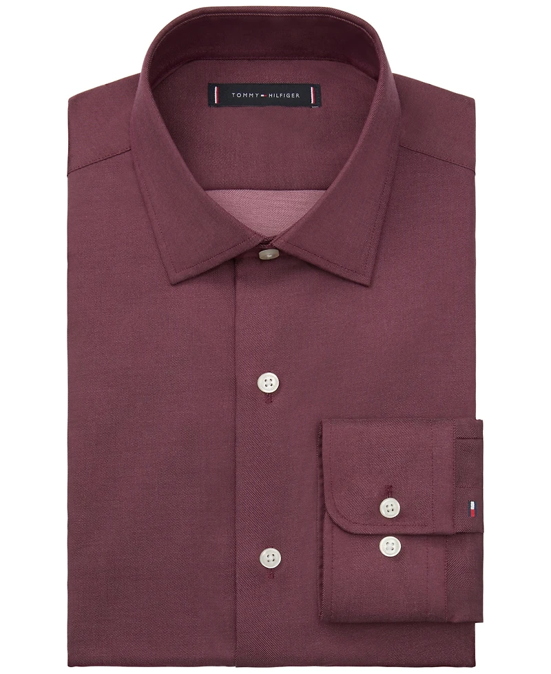 Tommy Hilfiger Men's Flex Regular Fit Dress Shirt