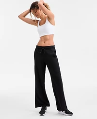 Id Ideology Women's Relaxed High-Rise Flare-Leg Fleece Pants, Macy's Exclusive