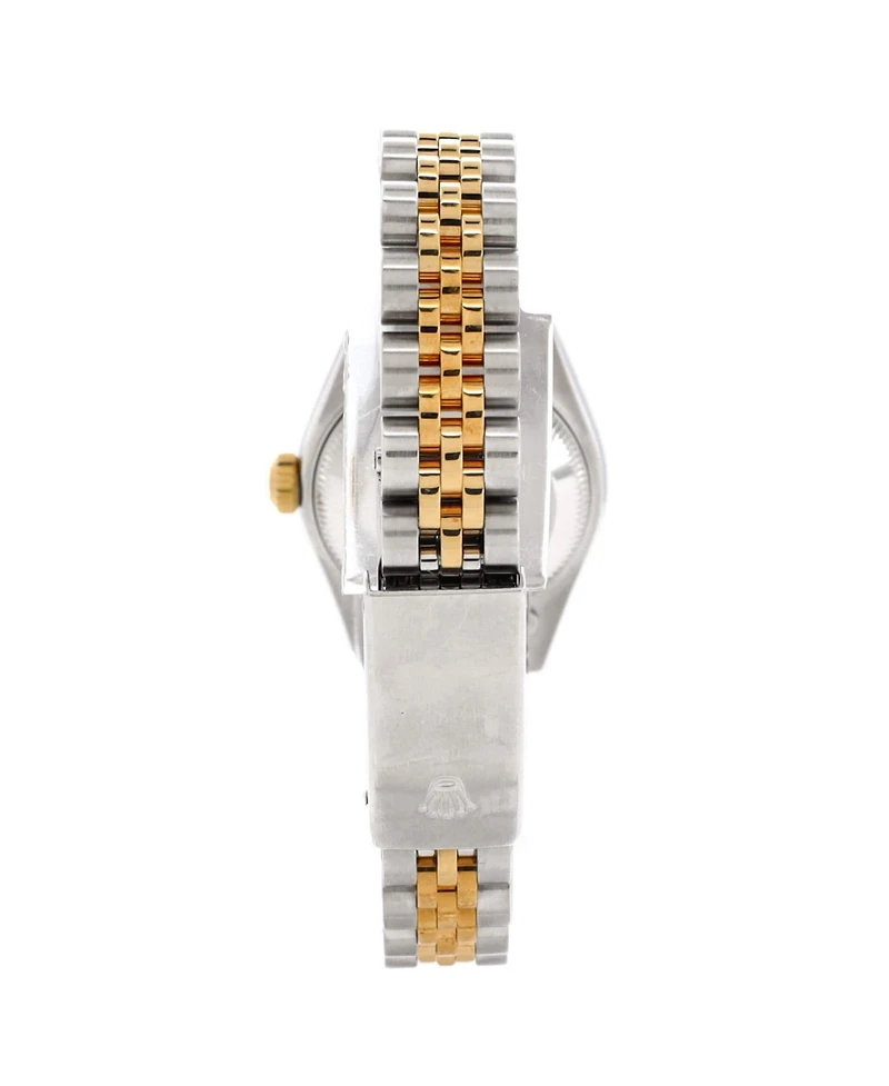 Pre-Owned Rolex Oyster Perpetual Datejust Automatic Watch in Stainless Steel and Gold with Diamond Markers 26mm