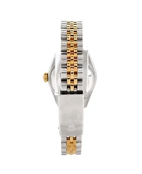 Pre-Owned Rolex Oyster Perpetual Datejust Automatic Watch in Stainless Steel and Gold with Diamond Markers 26mm