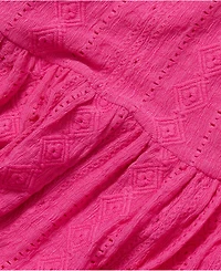 Lands' End Girls Lace Short Sleeve Dress