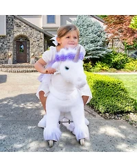 PonyCycle Ride-on Unicorn Purple Model X Size 3 for 3-4 Years