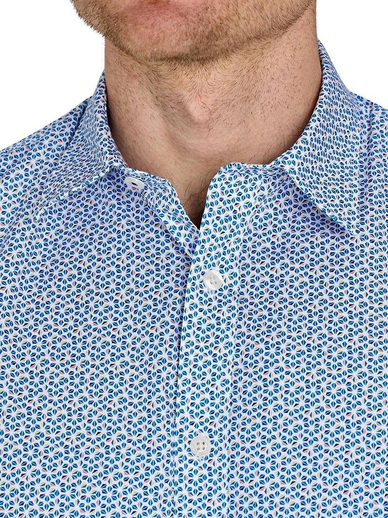Raging Bull Short Sleeve Cotton Poplin Shirt