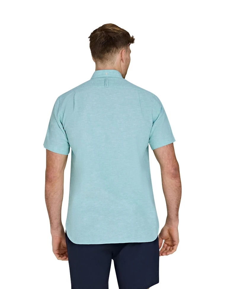 Raging Bull Big & Tall Short Sleeve Linen Shirt
