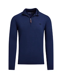 Raging Bull Men's Quarter Zip Cotton/Cashmere Knit