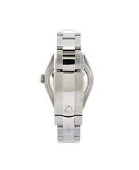 Pre-Owned Rolex Oyster Perpetual Datejust Dark Grey Automatic Watch in Stainless Steel and White Gold 28mm