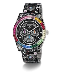 Guess Men's Silver Tone Multi-function Watch, 42mm