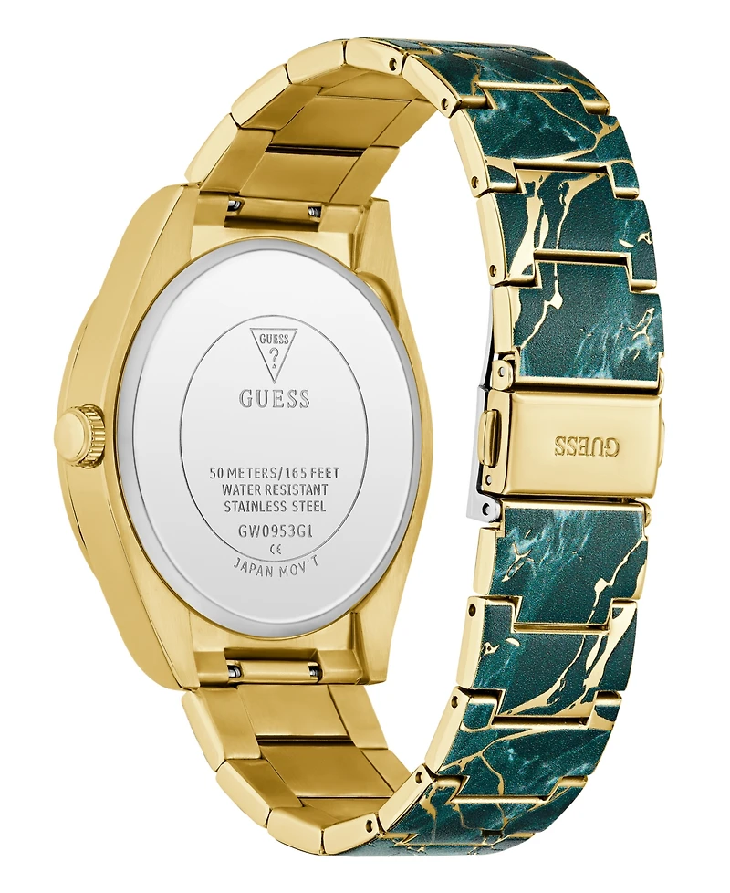 Guess Men's Green Multi-function Watch, 44mm