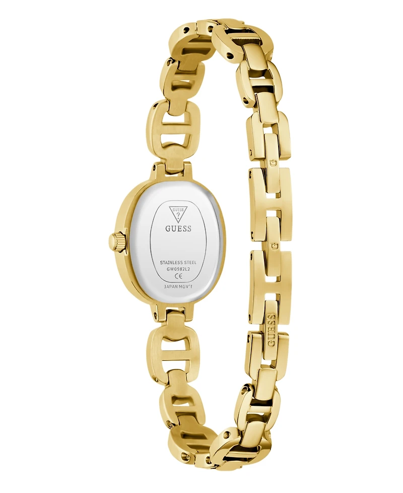 Guess Women's Gold Tone Analog Watch, 21mm