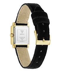 Guess Women's Black Gold Tone Analog Watch, 21mm