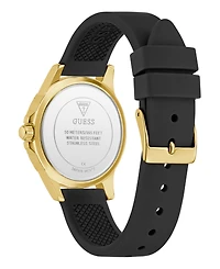 Guess Women's Black Gold Tone Analog Watch, 35mm