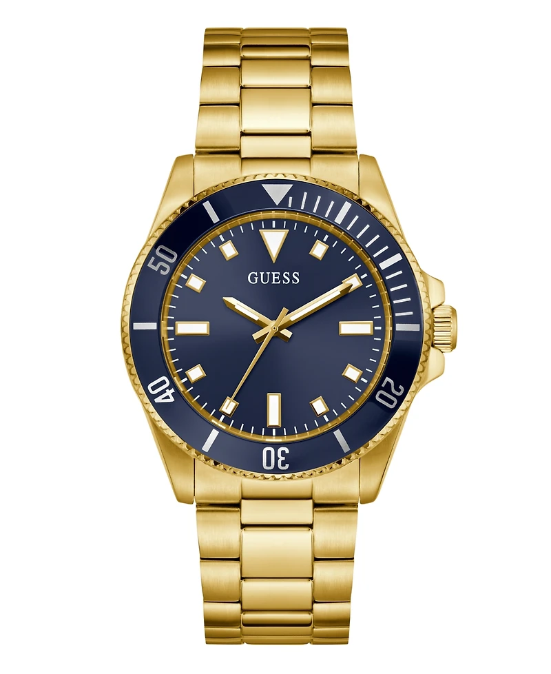 Guess Men's Gold Tone Analog Watch, 41mm