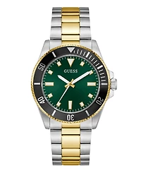 Guess Mens Two-Tone Analog Watch, 41 mm