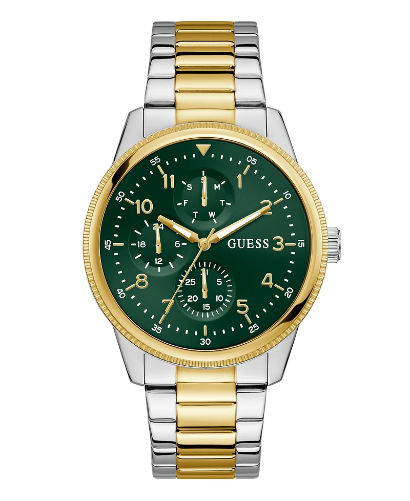 Guess Men's Two-Tone Multi-function Watch, 44mm