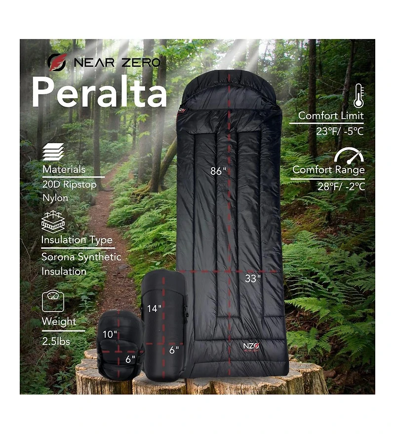 Near Zero Peralta 25 Syntehtic Sleeping Bag