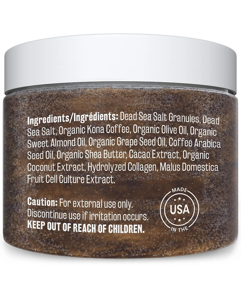 M3 Naturals Arabica Coffee Body Scrub with Collagen & Stem Cell - Exfoliating Body Scrubber & Face Cleanser 12 oz