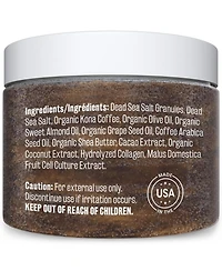 M3 Naturals Arabica Coffee Body Scrub with Collagen & Stem Cell - Exfoliating Body Scrubber & Face Cleanser 12 oz