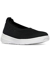 FitFlop Women's Super-q Crystal-Trim Knit Ballerina Flats
