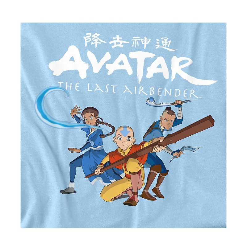 Logovision Men's Avatar The Last Airbender Group Shot T-Shirt