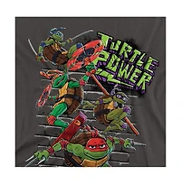 Logovision Men's Tmnt Mutant Mayhem Turtle Power Brothers T-Shirt