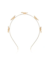 Ettika Gold Tone Petals Headband