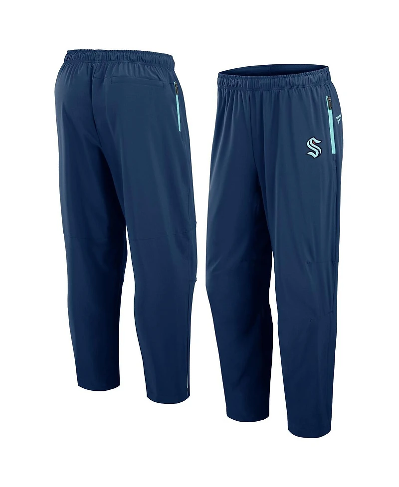 Fanatics Men's Deep Sea Blue Seattle Kraken Authentic Pro Rink Pants