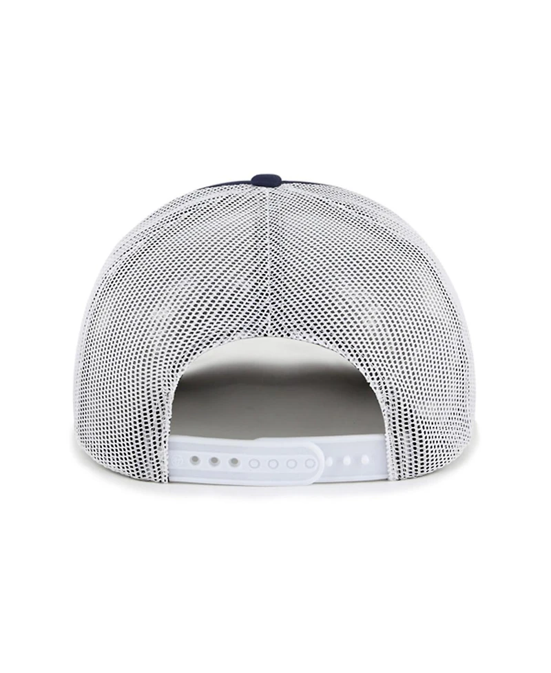 '47 Brand Men's Navy Cleveland Guardians Meander Foam Trucker Snapback Hat