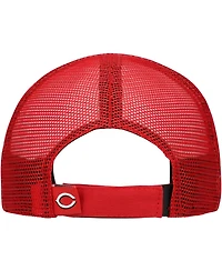 New Era Toddler White/Red Cincinnati Reds Painted A-Frame 9FORTY Trucker Adjustable Hat
