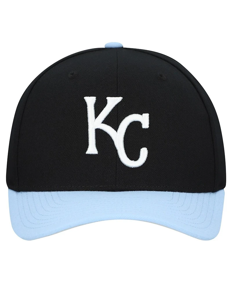 Mitchell & Ness Men's and Women's Black Kansas City Royals Basic Coop Pro Adjustable Hat