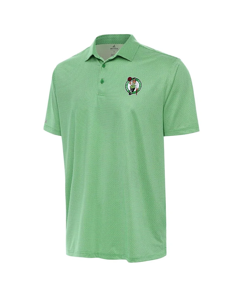 Antigua Men's Kelly Green/White Boston Celtics Rings Polo Shirt