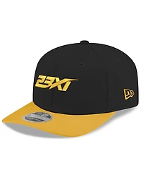 New Era Men's Black/Yellow 23XI Racing 9FIFTY Snapback Hat