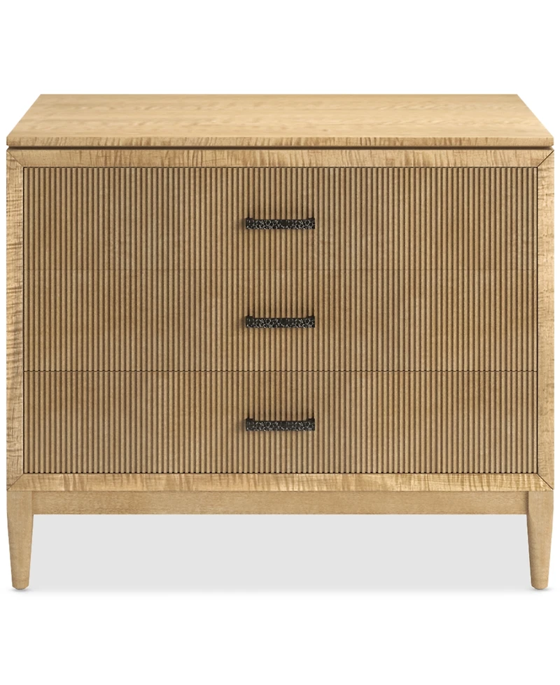 A.r.t. Furniture Loft 32" Wood 3-Drawer Bedside Chest