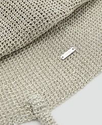 Mango Women's Mesh Shopper Bag