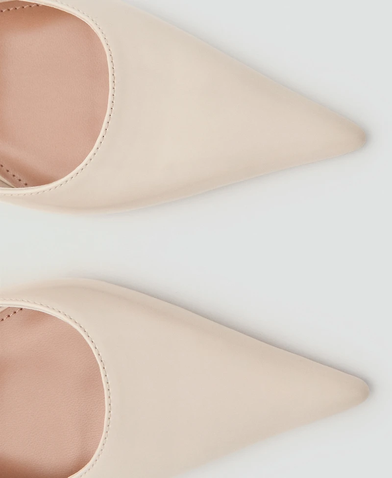 Mango Women's Kitten-Heel Pointed Shoes