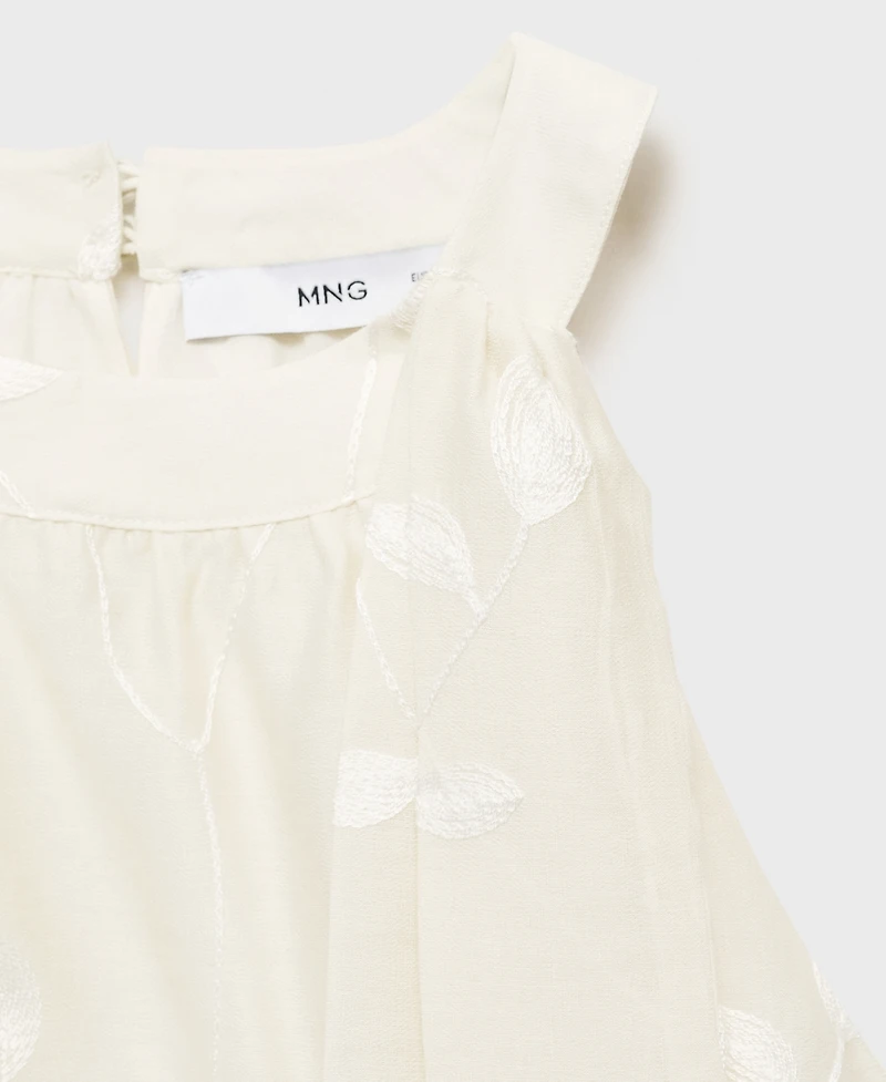 Mango Women's Knot Detail Halter-Neck Top