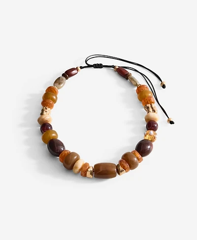 Mango Women's Combined Resin Balls Maxi Necklace