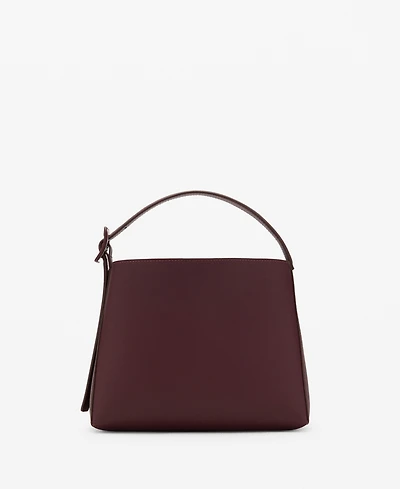 Mango Women's Buckle Mini Shopper Bag