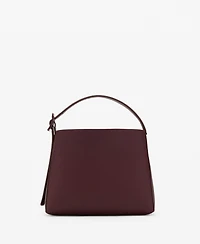 Mango Women's Buckle Mini Shopper Bag