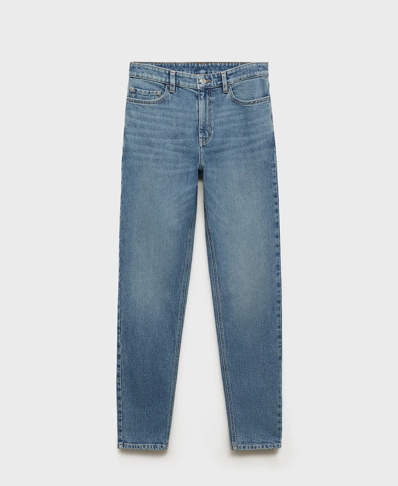 Mango Women's New Mom Comfort High-Rise Jeans