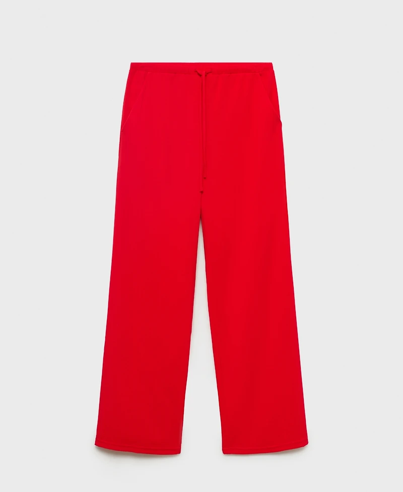 Mango Women's Drawstring Straight Pants